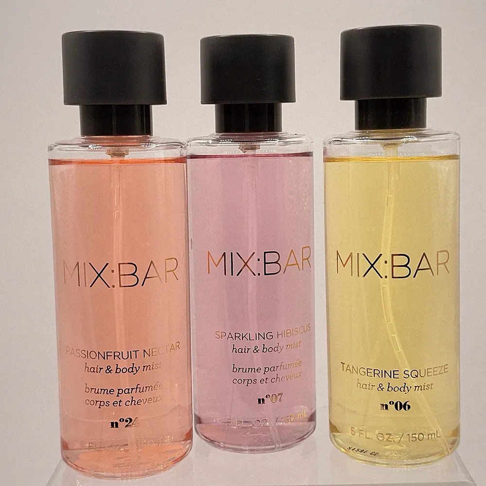3 Mix Bar Fruity No 6, 7, 24 Hair Body Mist Perfumed Fragrance 150mL each