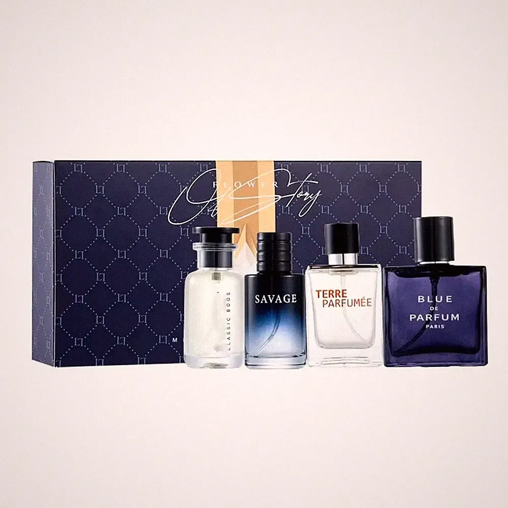 Luxury Men’s Perfume 4-Pc Gift Set 100ml – Floral Fruity Cologne Spray
