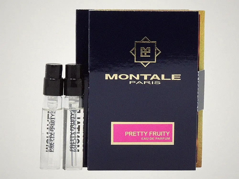 MONTALE PARIS PRETTY FRUITY EDP 2.0ml .06fl oz x 2 COLOGNE PERFUME SPRAY SAMPLES