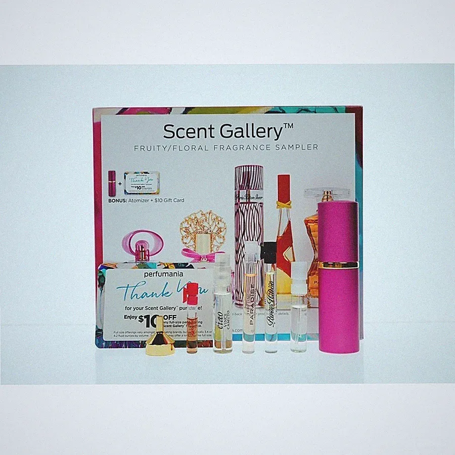 Scent Gallery Ladies Floral / Fruity Fragrance Sampler Gift Set Fragrances