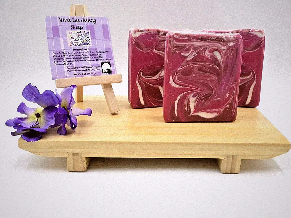 Viva La Juicy Inspired Bar Soap – Sweet Fruity Floral Scent - Handmade Luxury